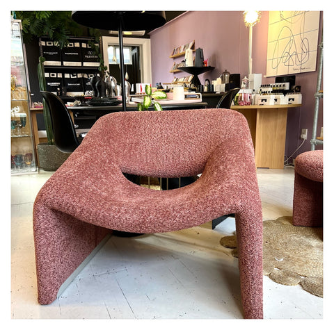 Boucle Chair - Rose