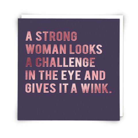 Card - Strong Woman