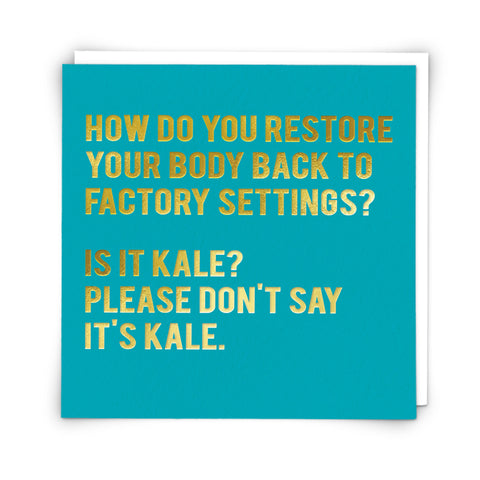 card - Kale