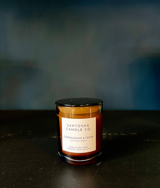 Santoisha Mini Candle - Sandlewood + Cedar