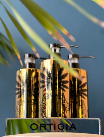 Ortigia Gold Ceramic Bottle