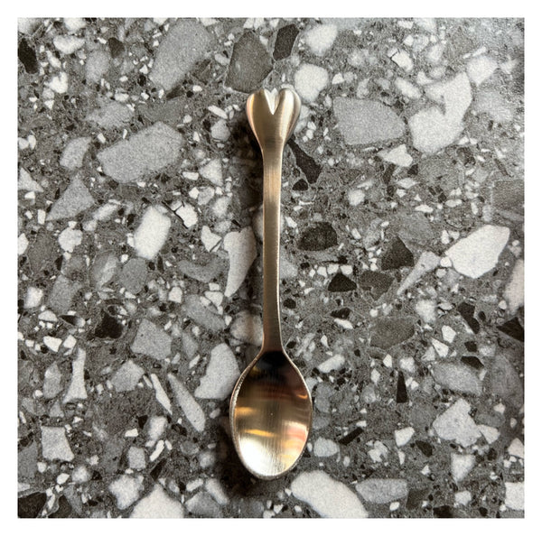 Heart Teaspoon - Silver