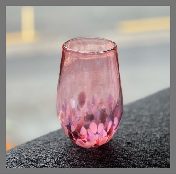 Amokura Stemless Wine Glass - Pink
