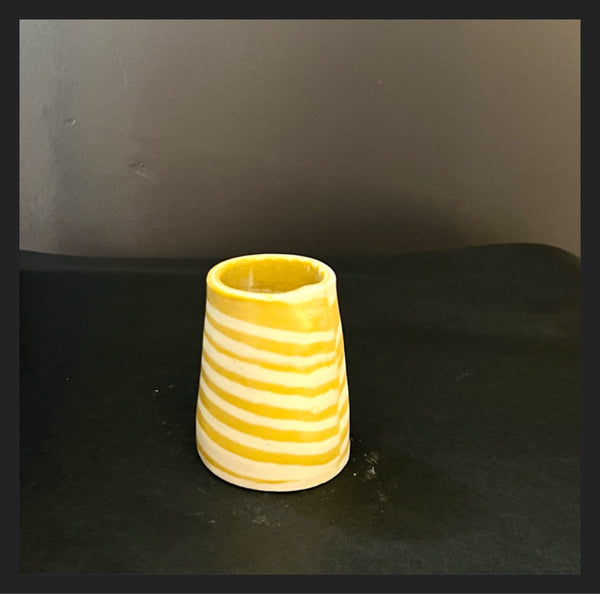 Mystery Creek Ceramics Bud Vase - Yellow