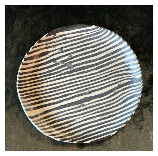Mystery Creek Ceramics Nerikomi Plate - Medium