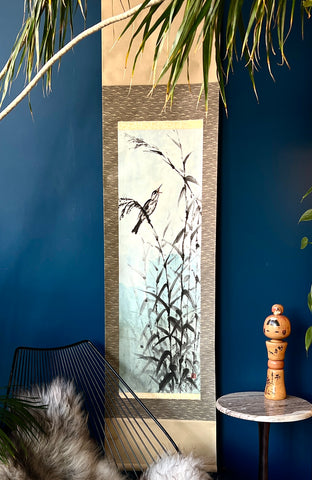 Japanese Scroll - Bird