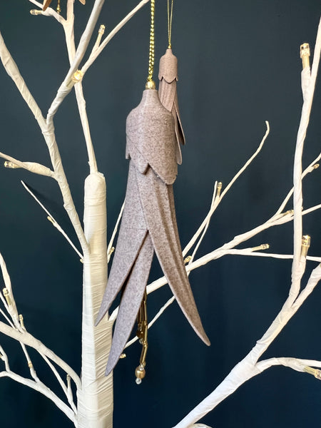 Object VB Wool 3 D Printed Christmas Decoration - Lilac