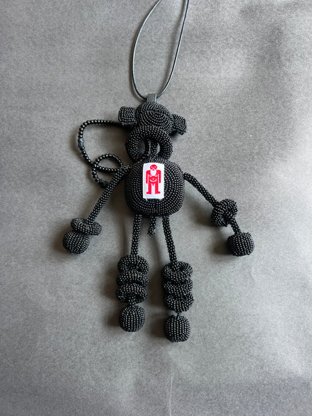 Walter Van Beirendonk Bead Necklace - Large Black