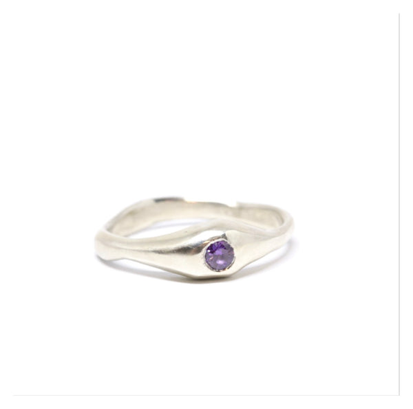 Fruit Bowl Studio Wonky Ring - R281 Purple