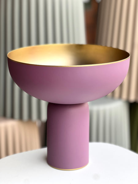 Pip studio Tall Matt Bowl - Lilac/gold