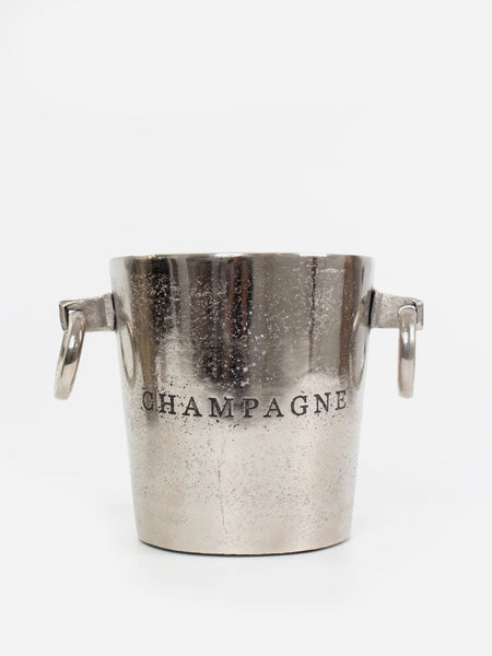 Champagne Bucket - Raw Silver