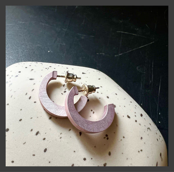 Kalinowski Little Luna Earrings - Pale Pink