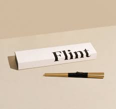 Flint Re-chargeable Lighter - Gold